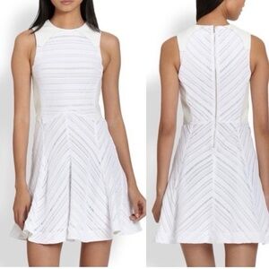 Rag & Bone White/cream Basha Sleeveless Burnout Dress
